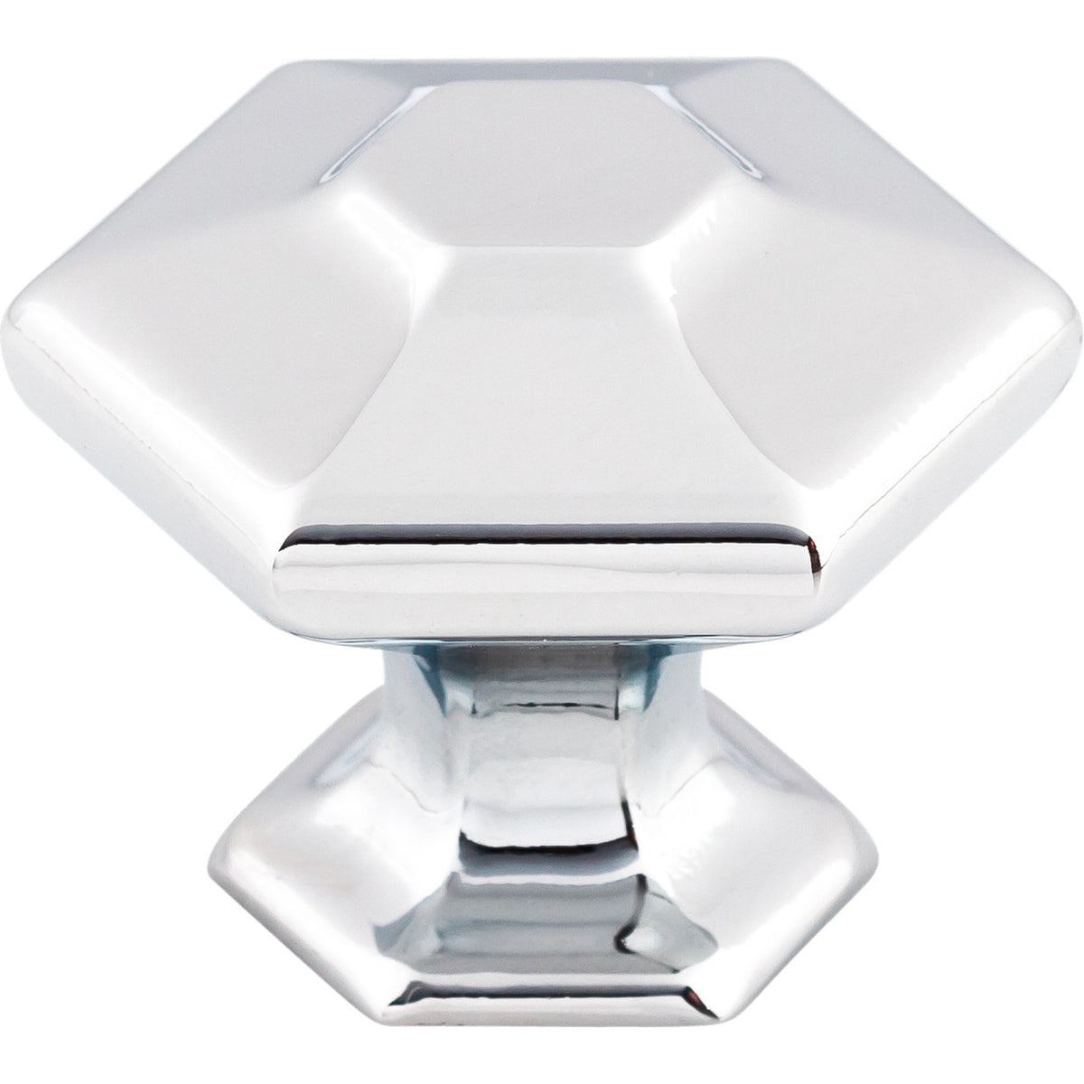 Top Knobs TK713PC: 1-1/4" Spectrum Hexagonal Cabinet Knob - Polished Chrome