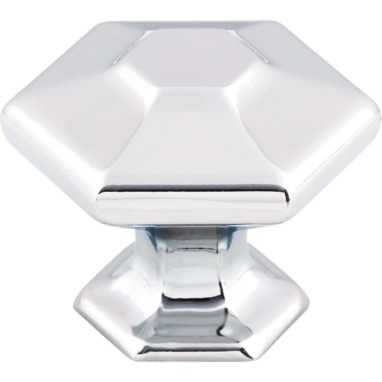 Top Knobs TK713PC: 1-1/4" Spectrum Hexagonal Cabinet Knob - Polished Chrome