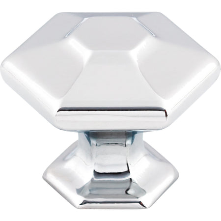 Top Knobs TK713PC: 1-1/4" Spectrum Hexagonal Cabinet Knob - Polished Chrome