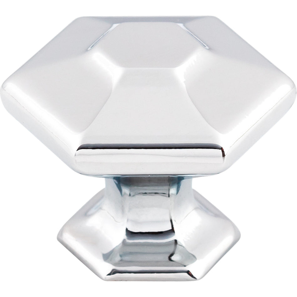 Top Knobs TK713PC: 1-1/4" Spectrum Hexagonal Cabinet Knob - Polished Chrome