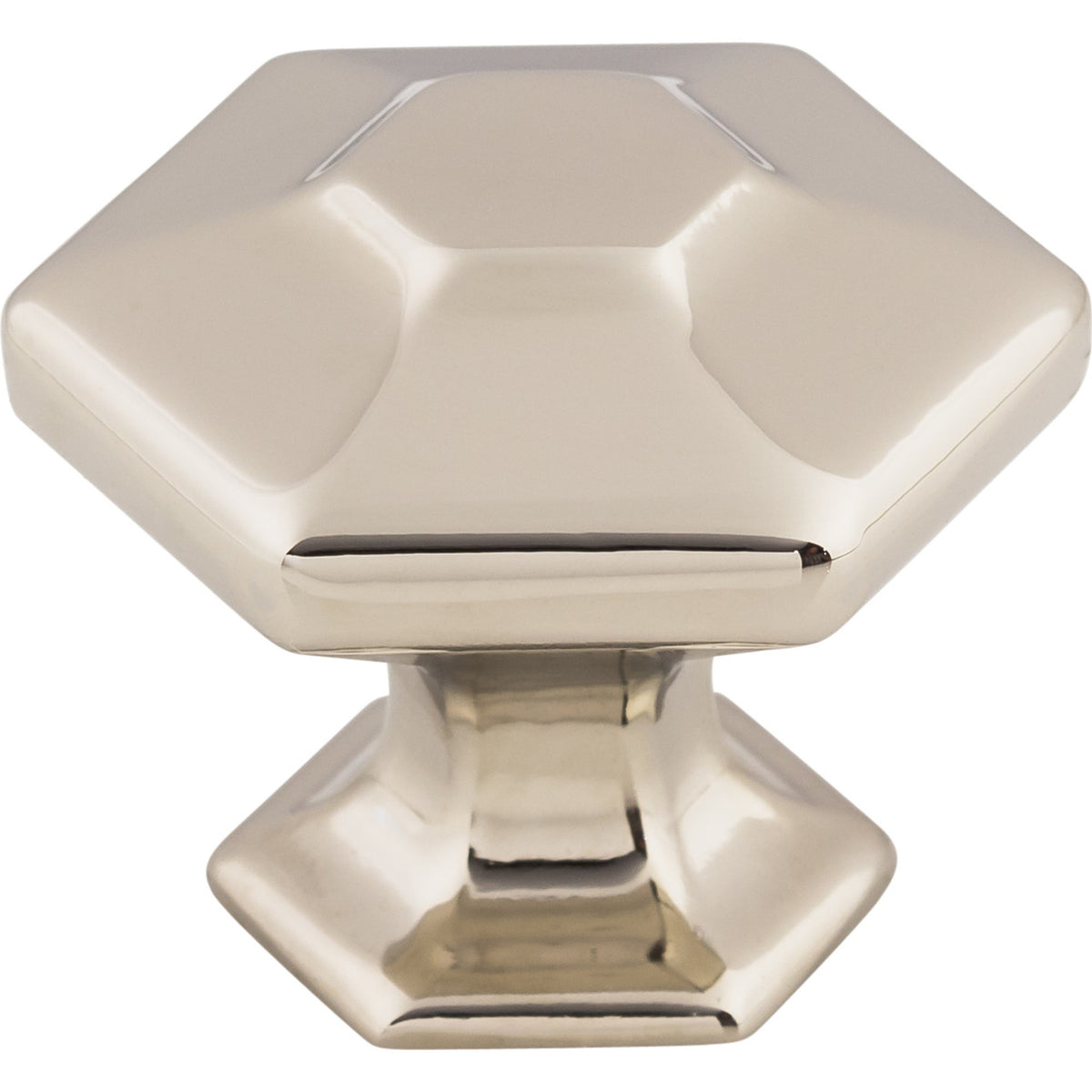 Top Knobs TK713PN: 1-1/4" Spectrum Hexagonal Cabinet Knob - Polished Nickel