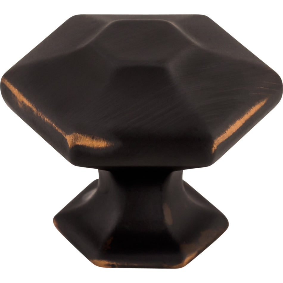Top Knobs TK713UM: 1-1/4" Spectrum Hexagonal Cabinet Knob - Umbrio