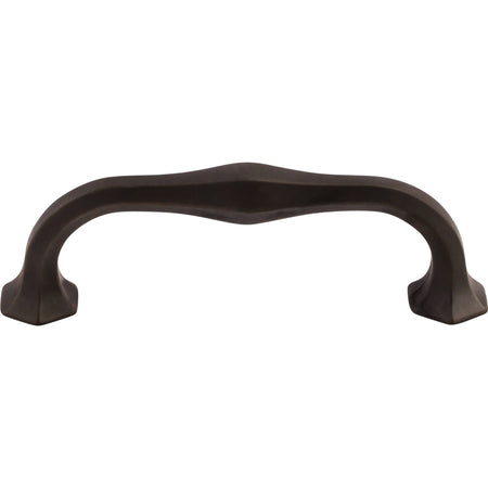 Top Knobs TK714SAB: 3-3/4" cc Spectrum D-Handle Cabinet Pull - Sable