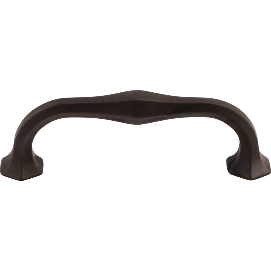 Top Knobs TK714SAB: 3-3/4" cc Spectrum D-Handle Cabinet Pull - Sable