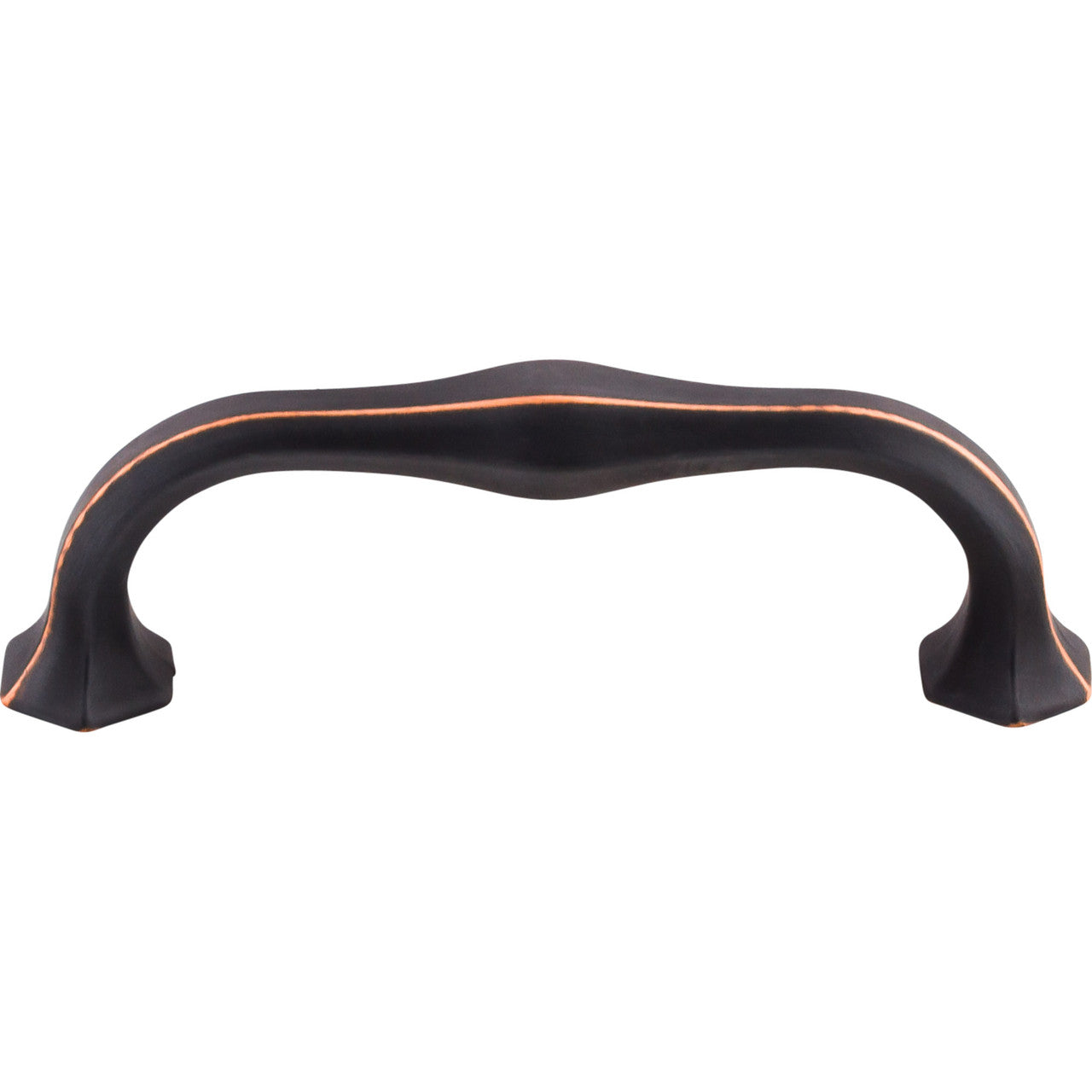 Top Knobs TK714UM: 3-3/4" cc Spectrum D-Handle Cabinet Pull - Umbrio