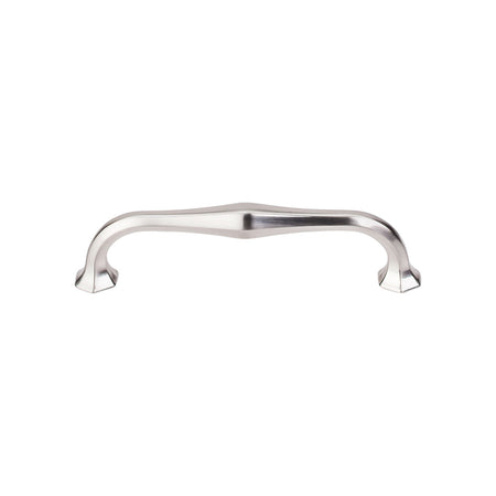 Top Knobs TK715BSN: 5-1/16" cc Spectrum D-Handle Cabinet Pull - Brushed Satin Nickel