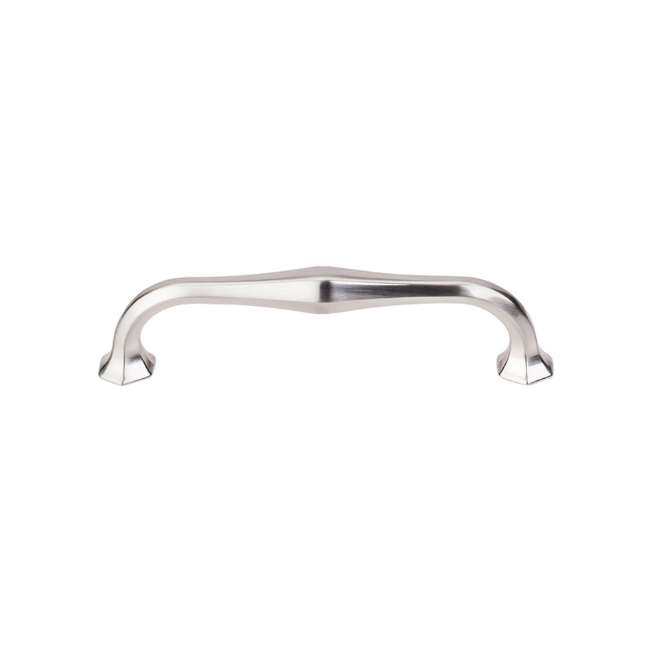 Top Knobs TK715BSN: 5-1/16" cc Spectrum D-Handle Cabinet Pull - Brushed Satin Nickel
