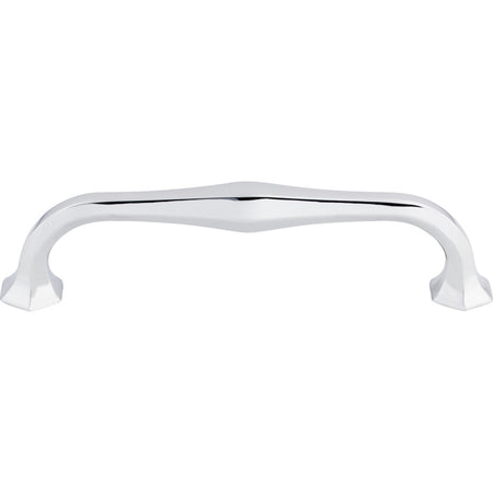 Top Knobs TK715PC: 5-1/16" cc Spectrum D-Handle Cabinet Pull - Polished Chrome