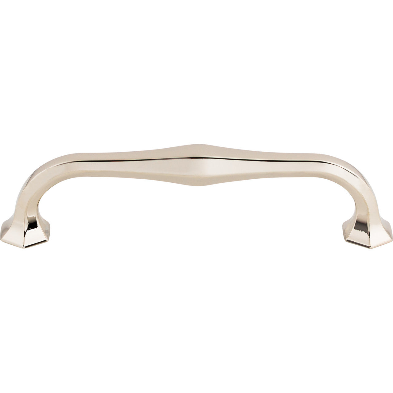 Top Knobs TK715PN: 5-1/16" cc Spectrum D-Handle Cabinet Pull - Polished Nickel