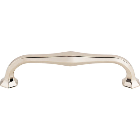 Top Knobs TK715PN: 5-1/16" cc Spectrum D-Handle Cabinet Pull - Polished Nickel