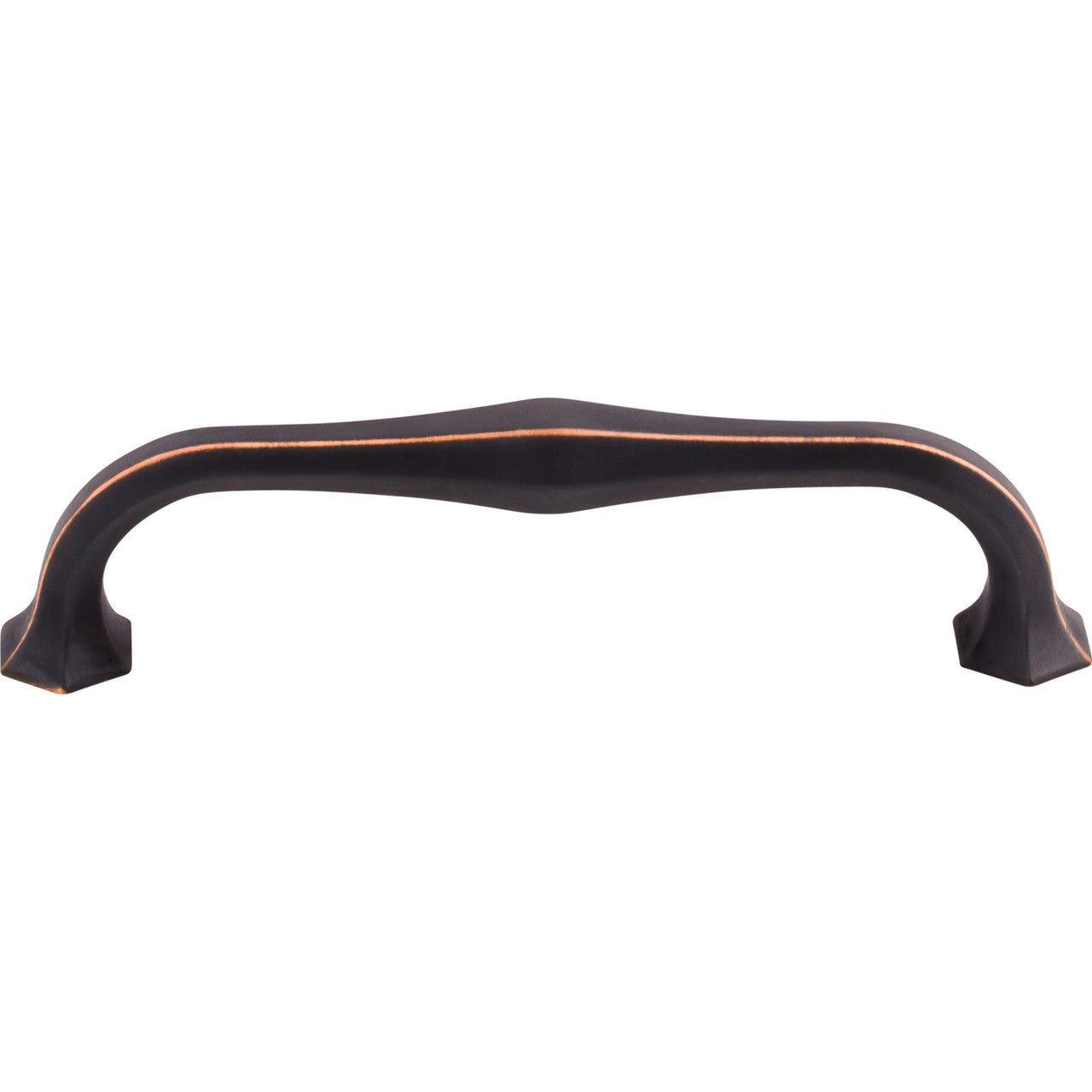 Top Knobs TK715UM: 5-1/16" cc Spectrum D-Handle Cabinet Pull - Umbrio