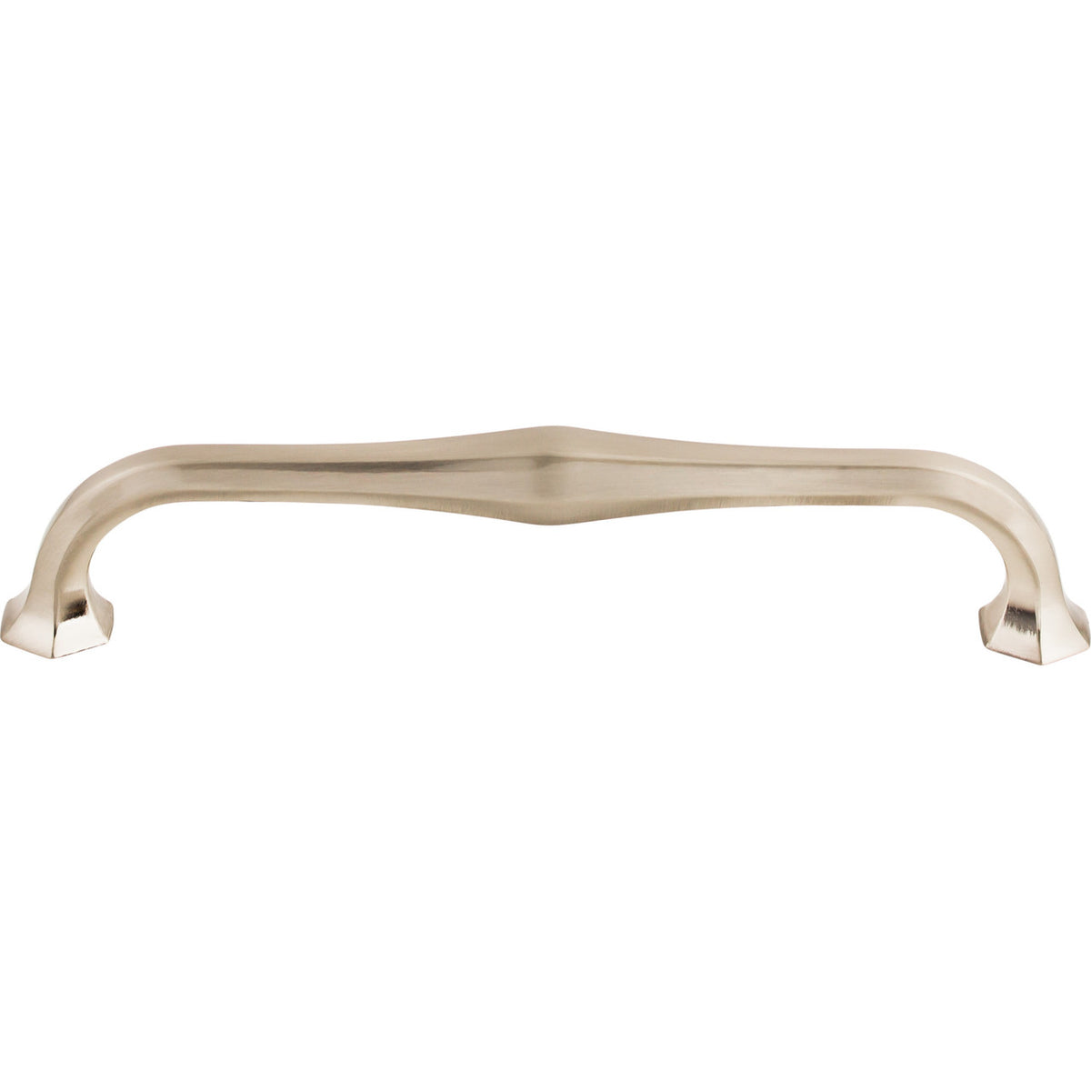 Top Knobs TK716BSN: 6-5/16" cc Spectrum D-Handle Cabinet Pull - Brushed Satin Nickel