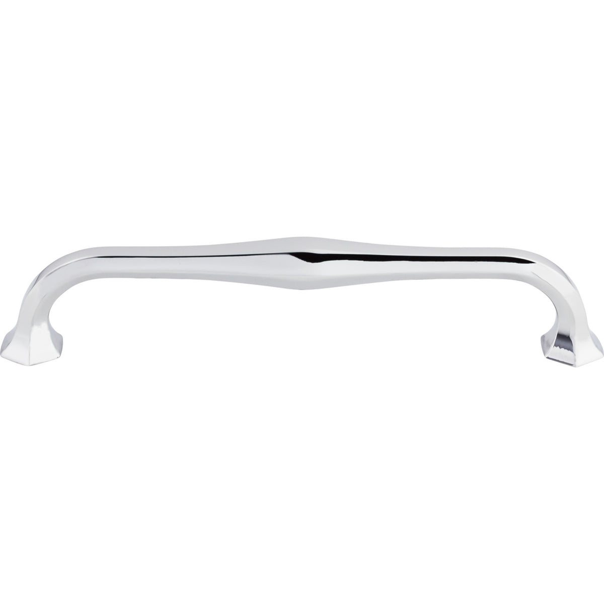Top Knobs TK716PC: 6-5/16" cc Spectrum D-Handle Cabinet Pull - Polished Chrome