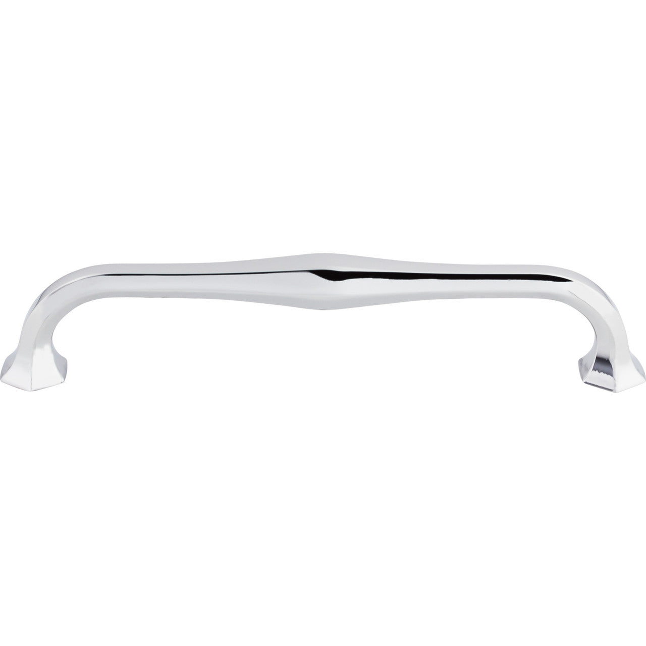 Top Knobs TK716PC: 6-5/16" cc Spectrum D-Handle Cabinet Pull - Polished Chrome
