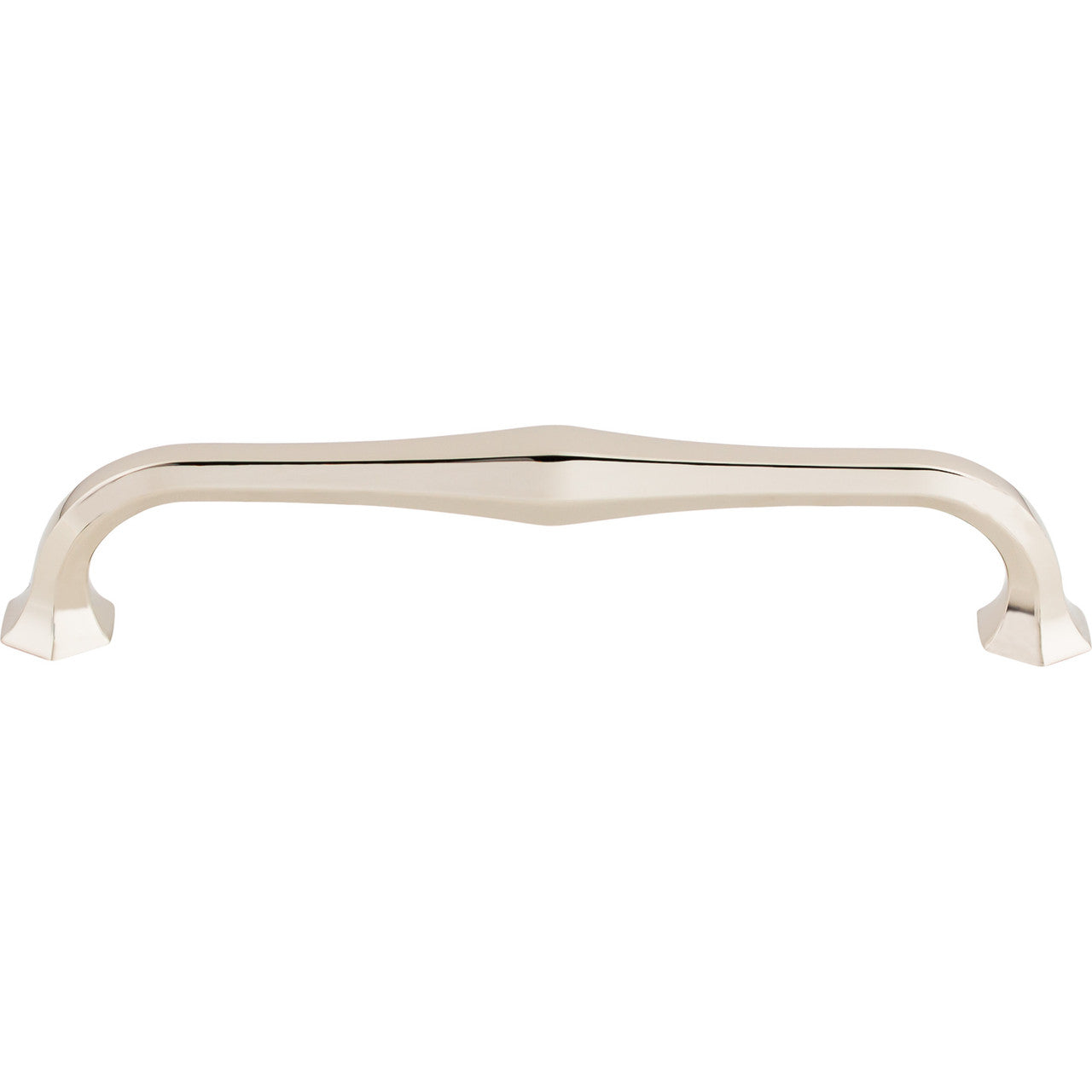 Top Knobs TK716PN: 6-5/16" cc Spectrum D-Handle Cabinet Pull - Polished Nickel