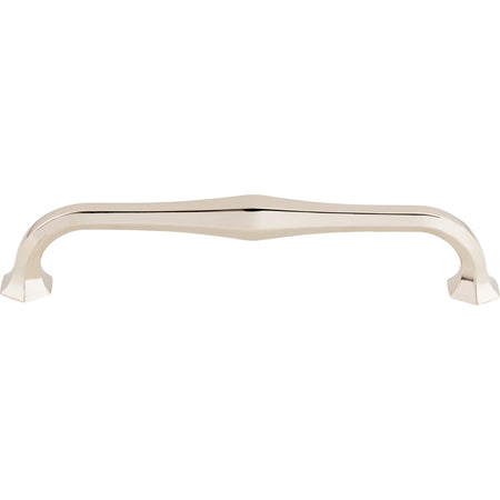 Top Knobs TK716PN: 6-5/16" cc Spectrum D-Handle Cabinet Pull - Polished Nickel