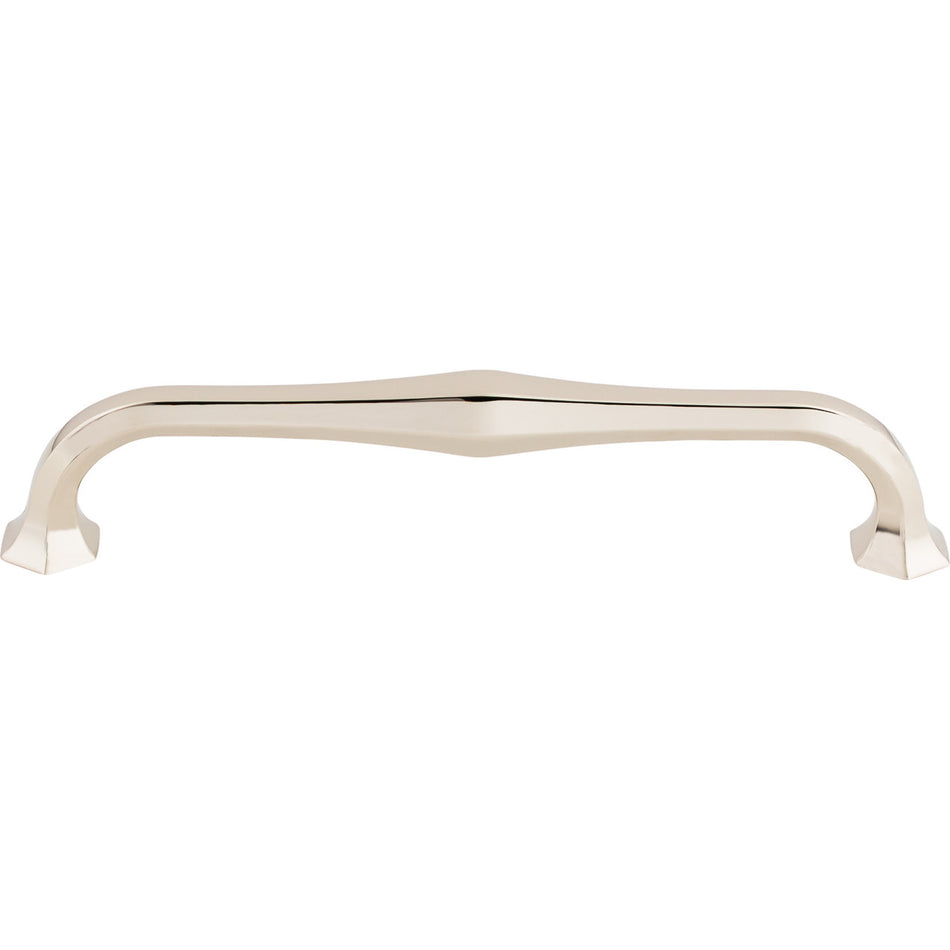 Top Knobs TK716PN: 6-5/16" cc Spectrum D-Handle Cabinet Pull - Polished Nickel