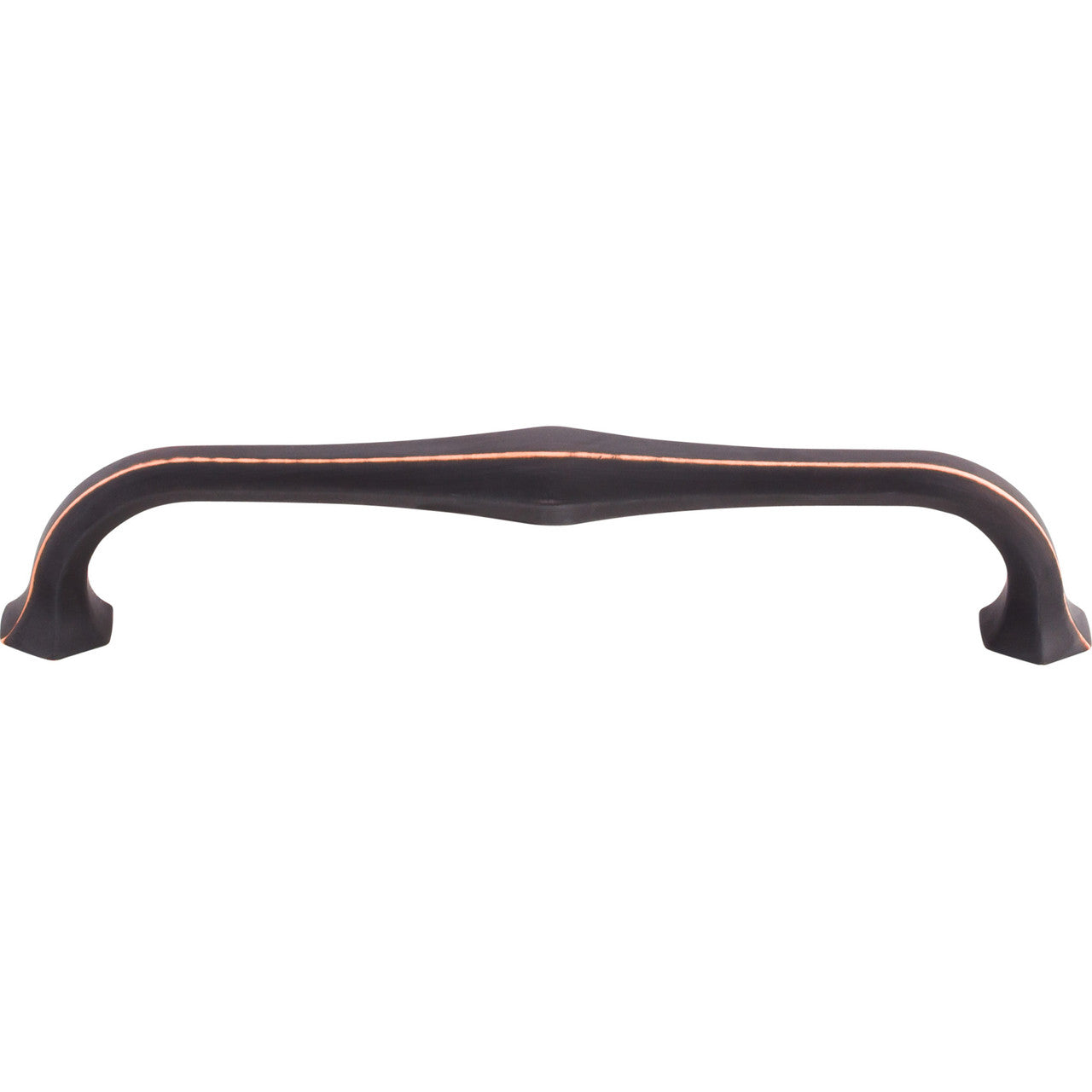 Top Knobs TK716UM: 6-5/16" cc Spectrum D-Handle Cabinet Pull - Umbrio