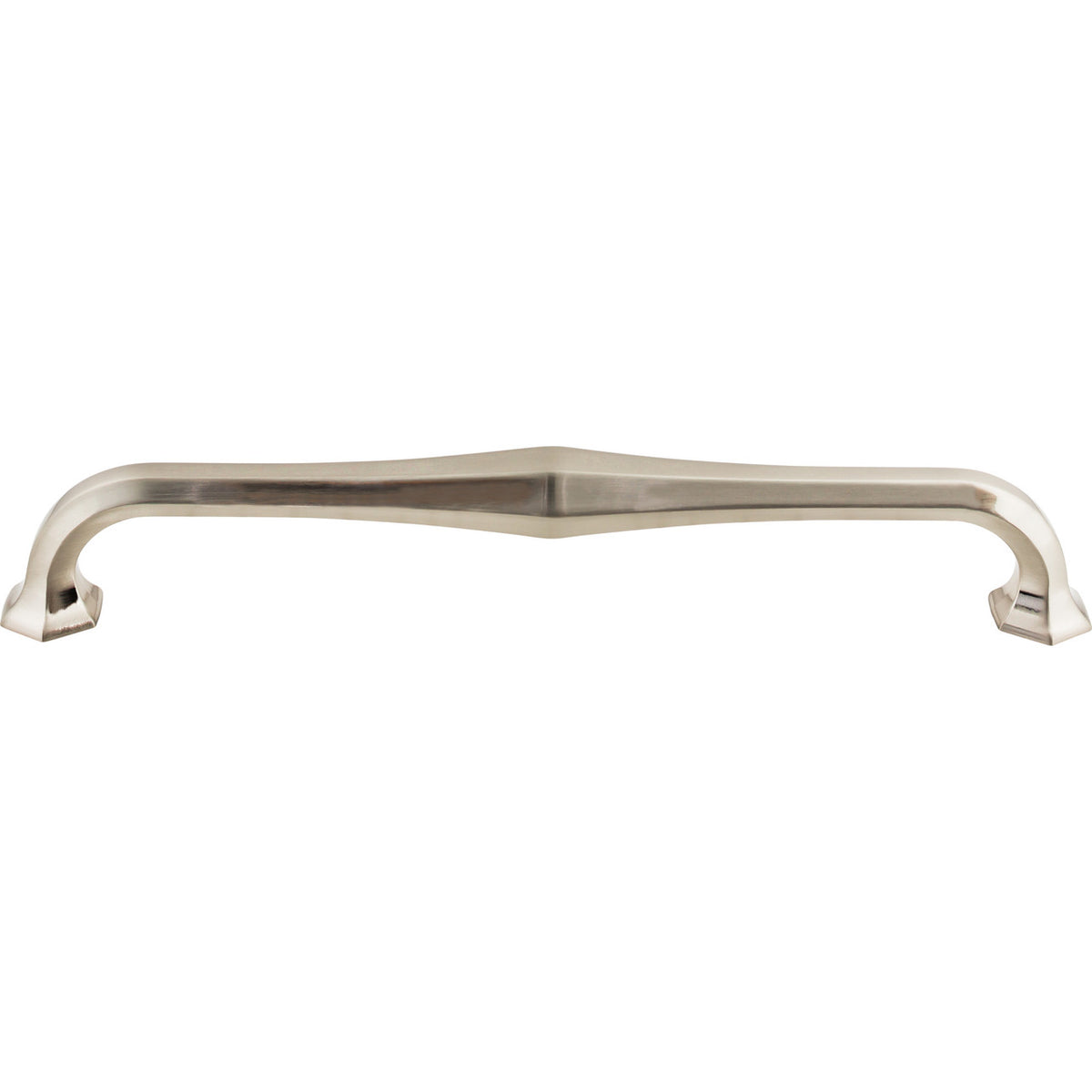 Top Knobs TK719BSN: 12" cc Spectrum D-Handle Appliance Pull - Brushed Satin Nickel