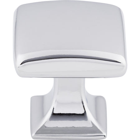 Top Knobs TK721PC: 1-1/8" Contour Square Cabinet Knob - Polished Chrome