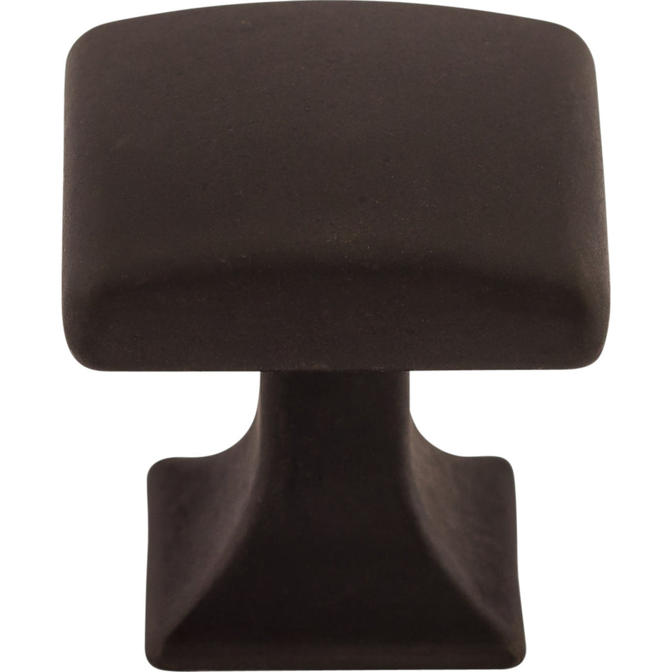 Top Knobs TK721SAB: 1-1/8" Contour Square Cabinet Knob - Sable