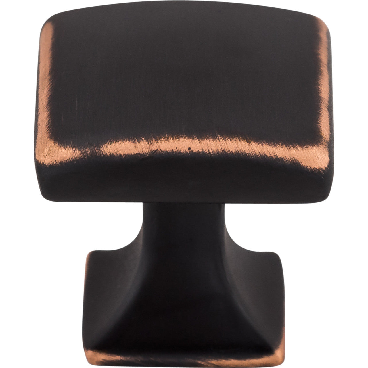 Top Knobs TK721UM: 1-1/8" Contour Square Cabinet Knob - Umbrio