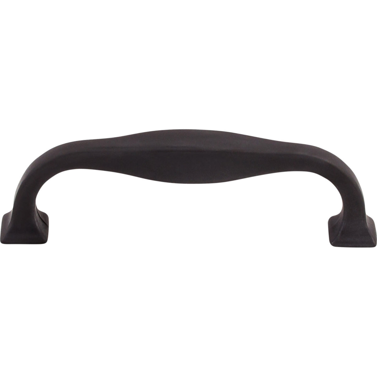 Top Knobs TK722SAB: 3-3/4" cc Contour D-Handle Cabinet Pull - Sable