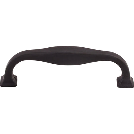 Top Knobs TK722SAB: 3-3/4" cc Contour D-Handle Cabinet Pull - Sable