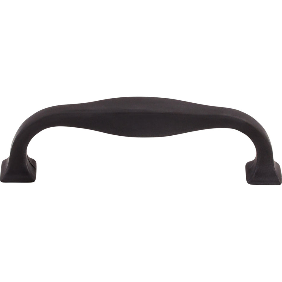 Top Knobs TK722SAB: 3-3/4" cc Contour D-Handle Cabinet Pull - Sable