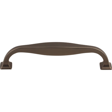 Top Knobs TK723AG: 5-1/16" cc Contour D-Handle Cabinet Pull - Ash Gray