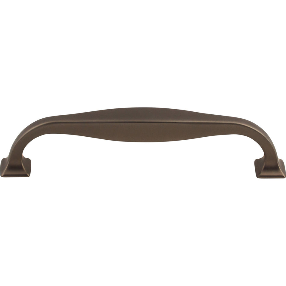 Top Knobs TK723AG: 5-1/16" cc Contour D-Handle Cabinet Pull - Ash Gray