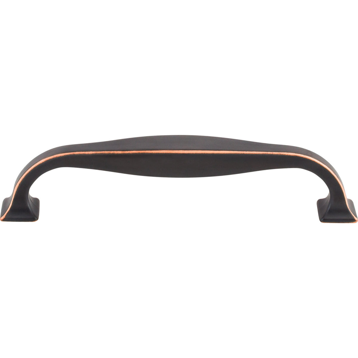 Top Knobs TK723UM: 5-1/16" cc Contour D-Handle Cabinet Pull - Umbrio