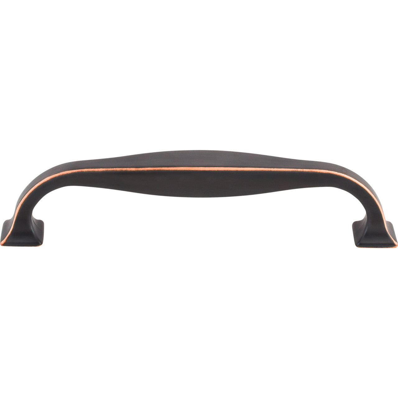 Top Knobs TK723UM: 5-1/16" cc Contour D-Handle Cabinet Pull - Umbrio