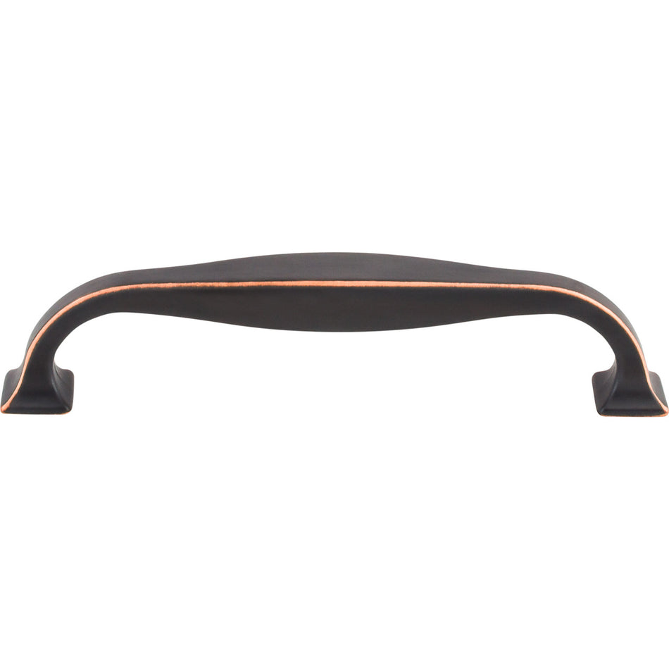 Top Knobs TK723UM: 5-1/16" cc Contour D-Handle Cabinet Pull - Umbrio
