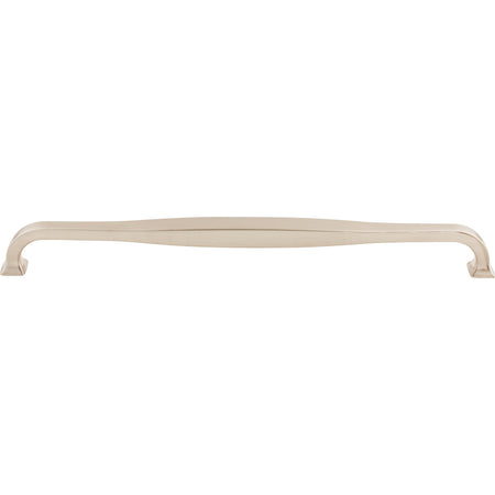 Top Knobs TK726BSN: 12" cc Contour D-Handle Cabinet Pull - Brushed Satin Nickel