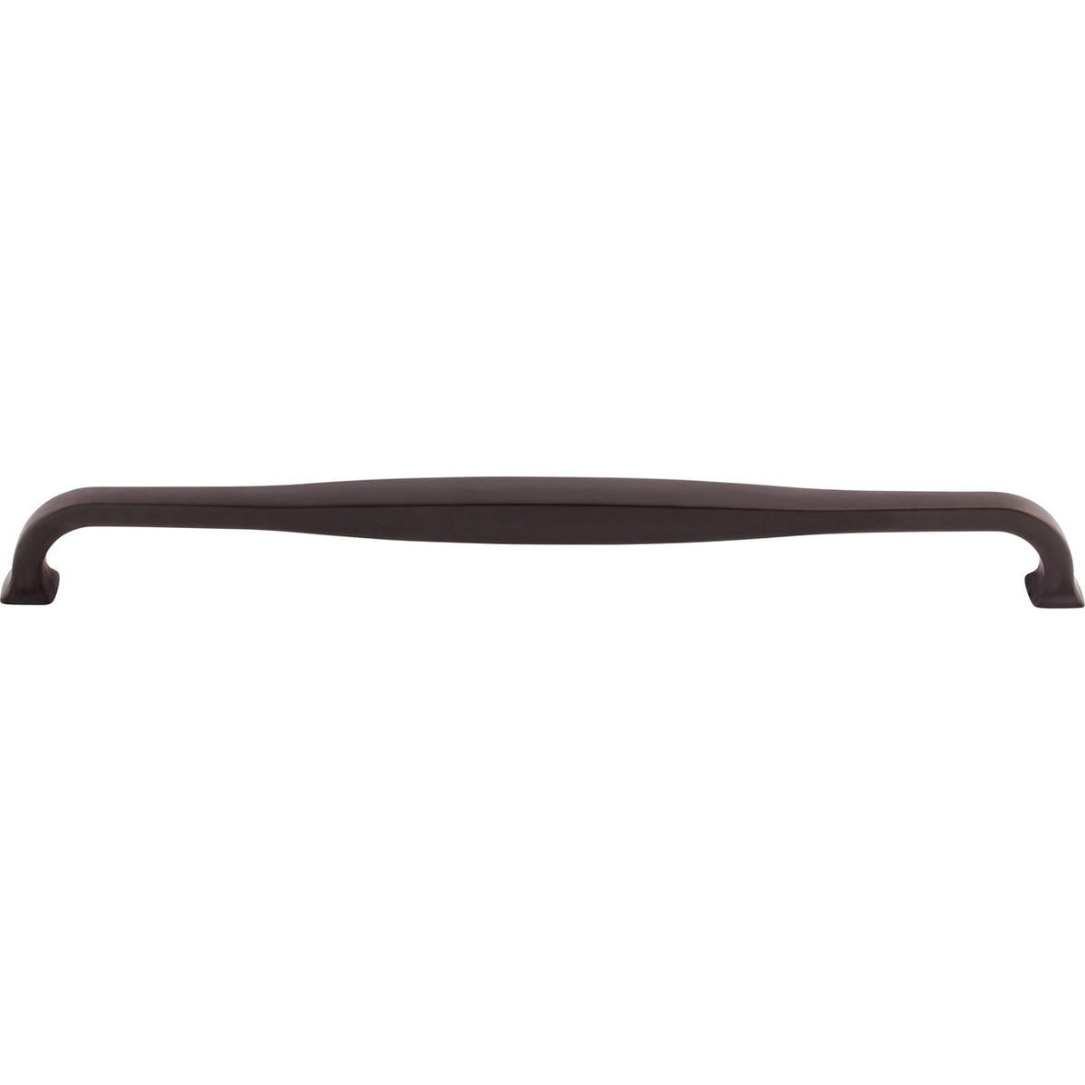 Top Knobs TK726SAB: 12" cc Contour D-Handle Cabinet Pull - Sable