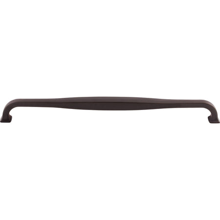 Top Knobs TK726SAB: 12" cc Contour D-Handle Cabinet Pull - Sable