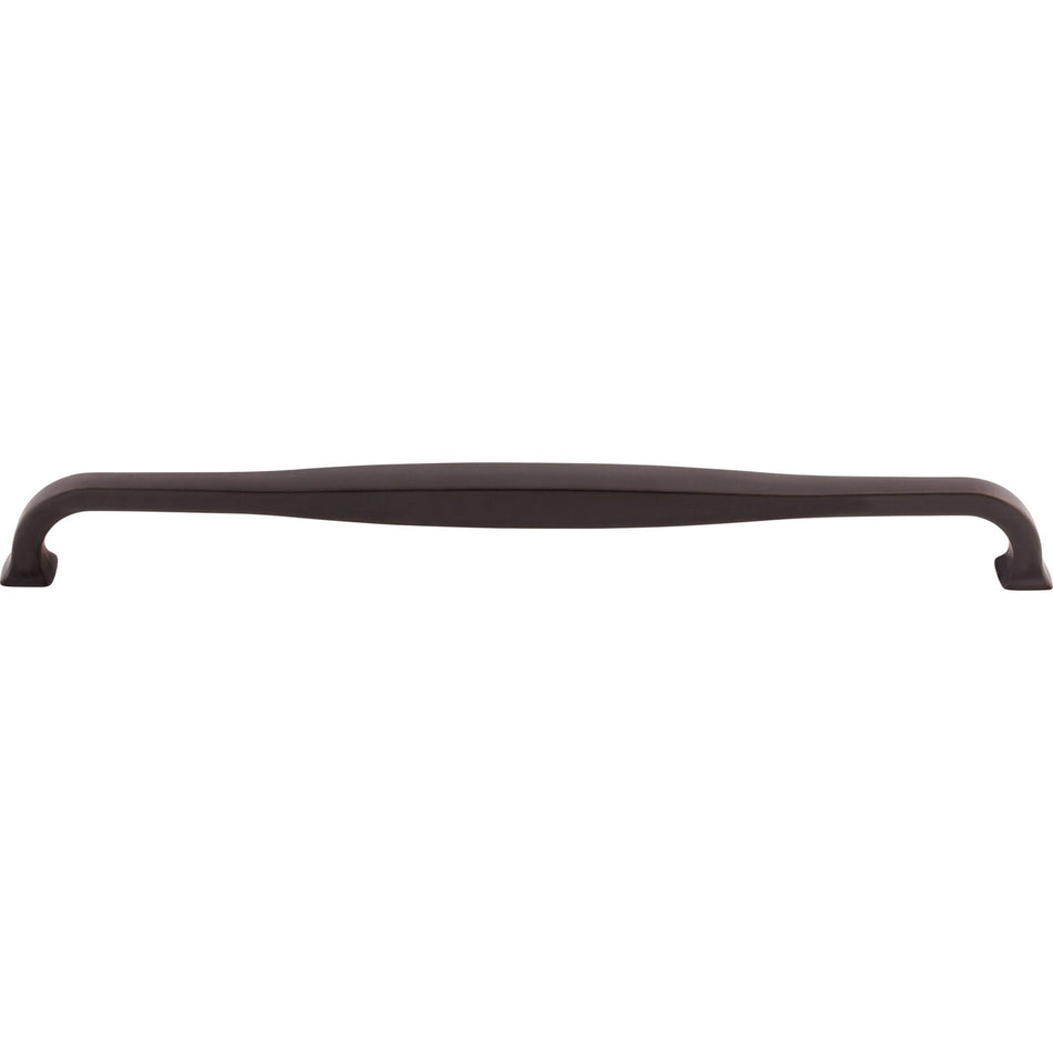 Top Knobs TK726SAB: 12" cc Contour D-Handle Cabinet Pull - Sable