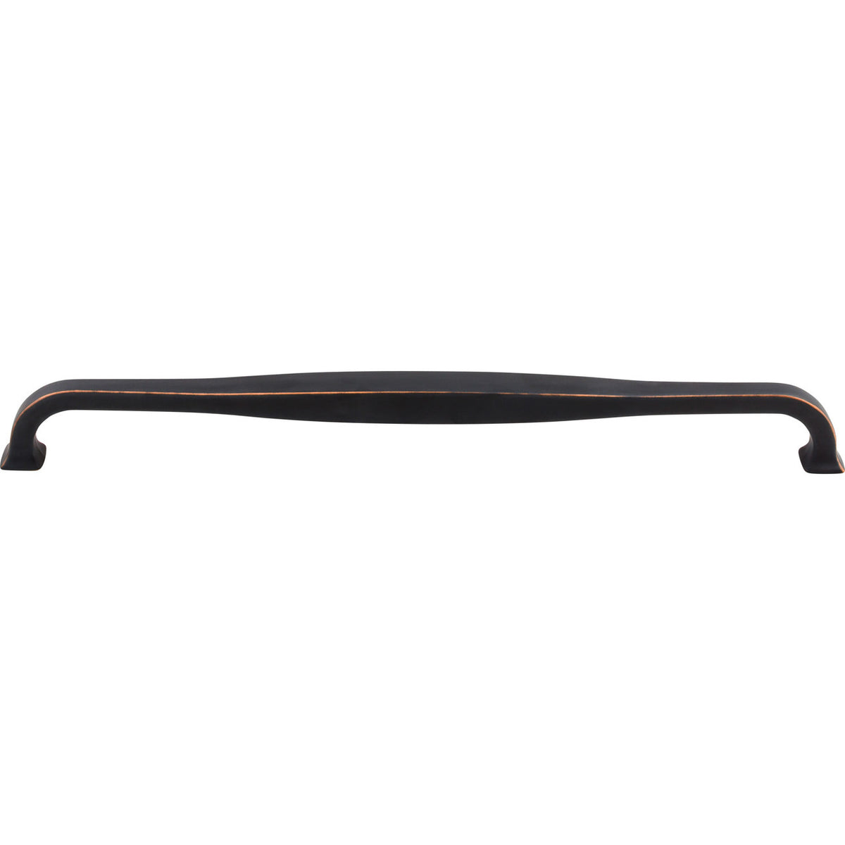 Top Knobs TK726UM: 12" cc Contour D-Handle Cabinet Pull - Umbrio