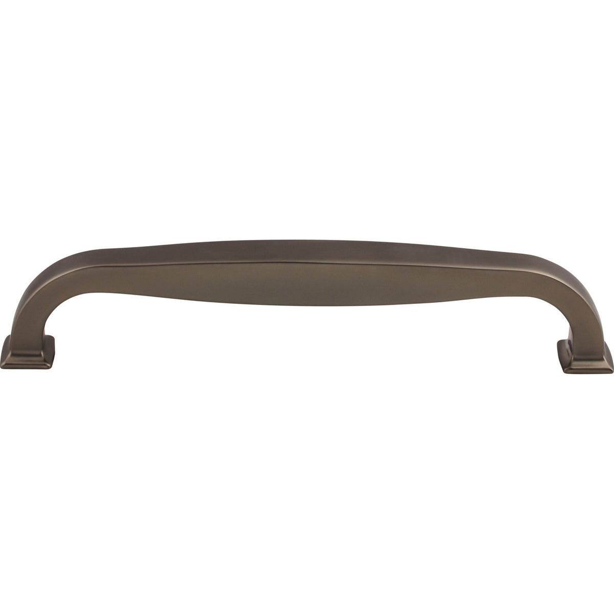 Top Knobs TK727AG: 8" cc Contour D-Handle Appliance Pull - Ash Gray