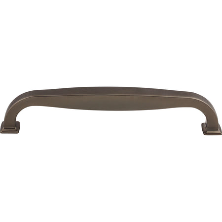 Top Knobs TK727AG: 8" cc Contour D-Handle Appliance Pull - Ash Gray