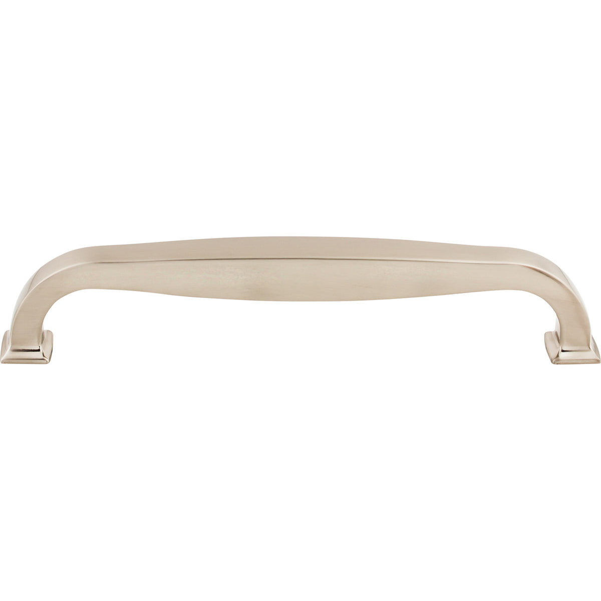 Top Knobs TK727BSN: 8" cc Contour D-Handle Appliance Pull - Brushed Satin Nickel