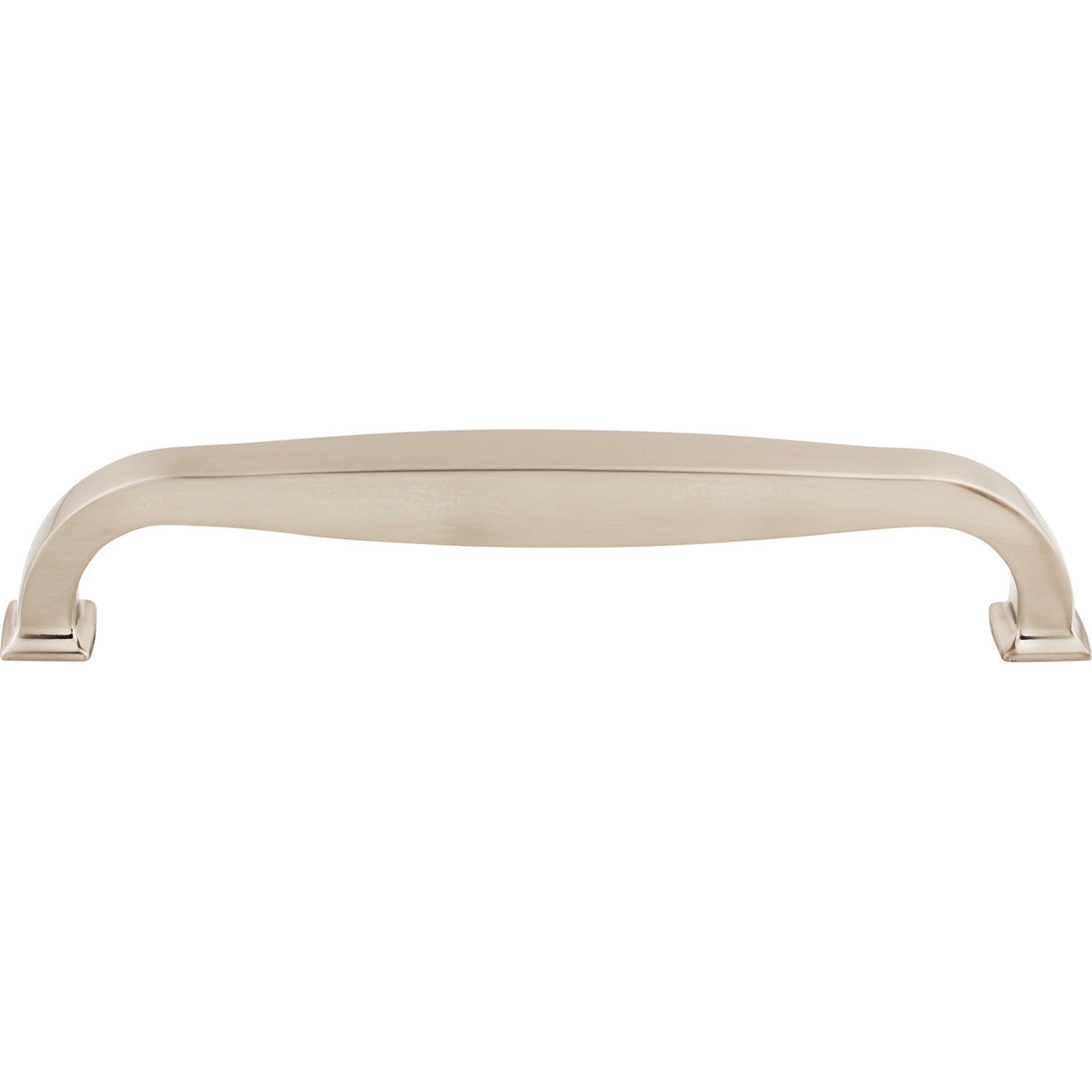 Top Knobs TK727BSN: 8" cc Contour D-Handle Appliance Pull - Brushed Satin Nickel