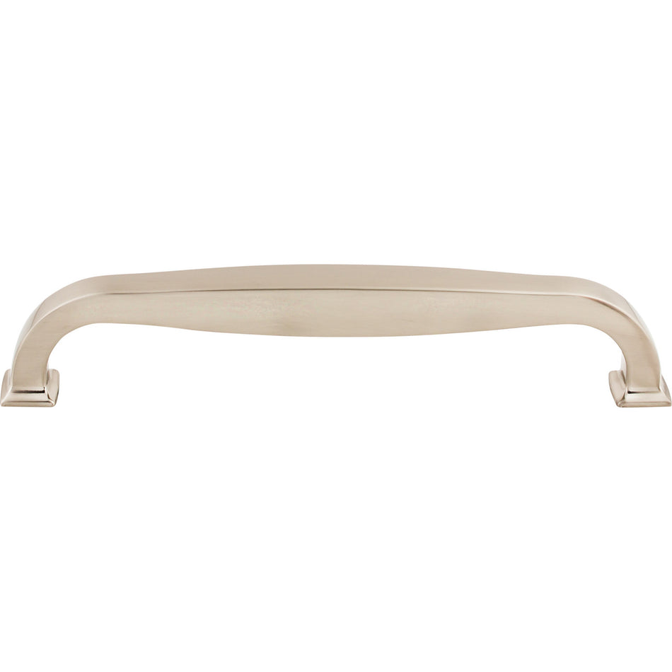 Top Knobs TK727BSN: 8" cc Contour D-Handle Appliance Pull - Brushed Satin Nickel