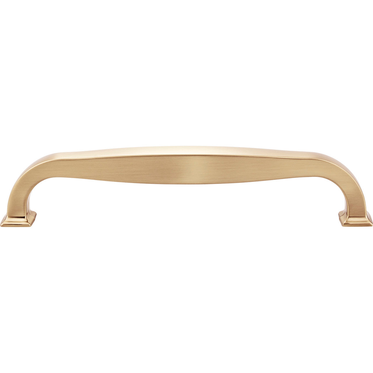 Top Knobs TK727HB: 8" cc Contour D-Handle Appliance Pull - Honey Bronze