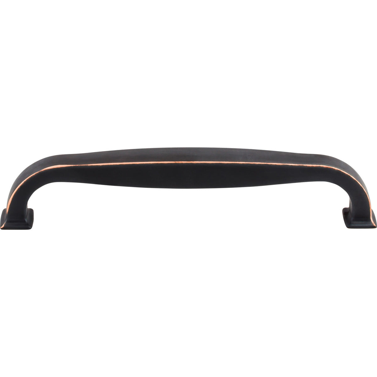 Top Knobs TK727UM: 8" cc Contour D-Handle Appliance Pull - Umbrio