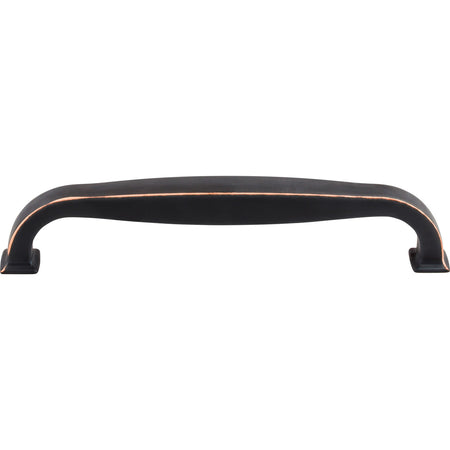 Top Knobs TK727UM: 8" cc Contour D-Handle Appliance Pull - Umbrio