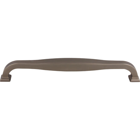 Top Knobs TK728AG: 12" cc Contour D-Handle Appliance Pull - Ash Gray