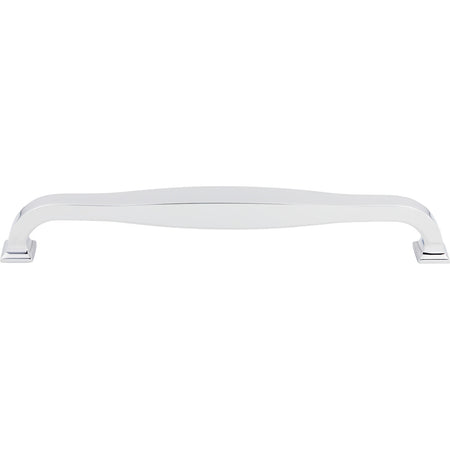 Top Knobs TK728PC: 12" cc Contour D-Handle Appliance Pull - Polished Chrome