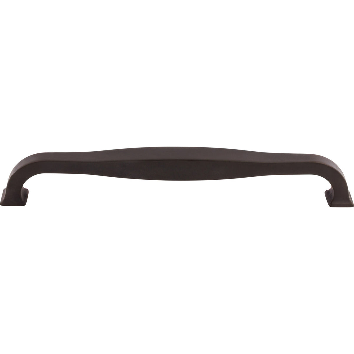 Top Knobs TK728SAB: 12" cc Contour D-Handle Appliance Pull - Sable